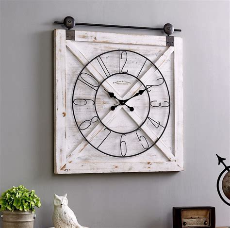 farmhouse rustic wall clock|country wall clocks large decorative.